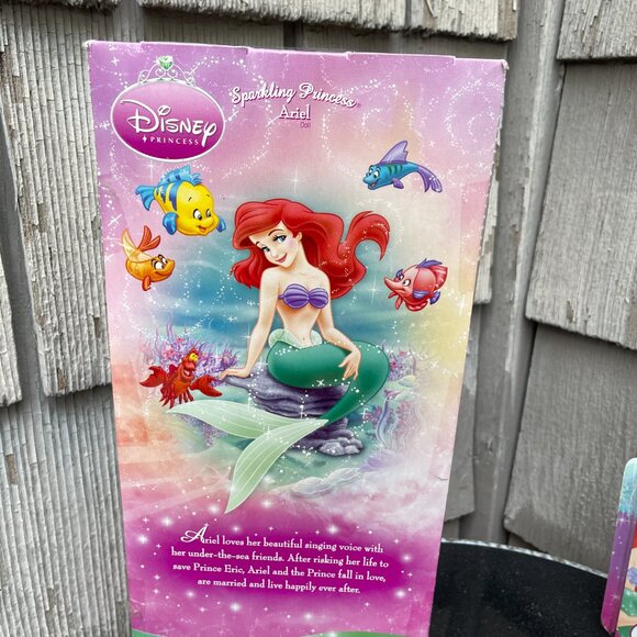 Little Mermaid Lot Sparkling Princess Doll Squinkies & Vintage Coffee Cup 1988 - Picture 3 of 9